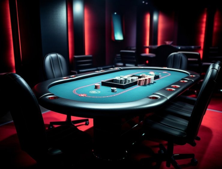 Live blackjack and baccarat tables at laju303